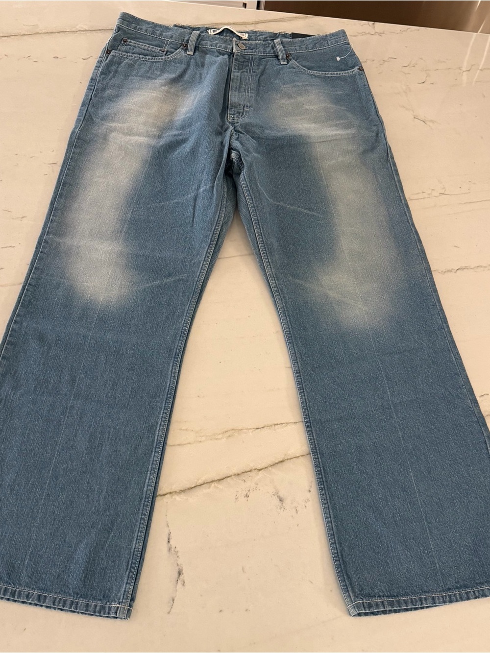 Express Precision Fit Jeans Men's 38X32 New Boot Cut Blue